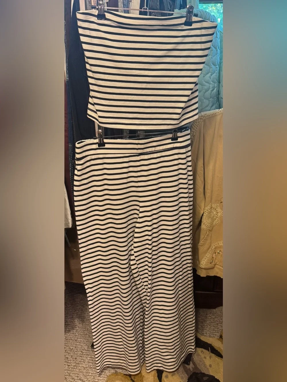 NWOT Free People Free-Est Sailor Tube Set - ivory combo - large